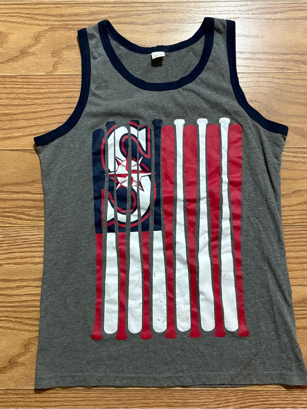 MLB Seattle Mariners Americana July 4 USA Tank Top Medium